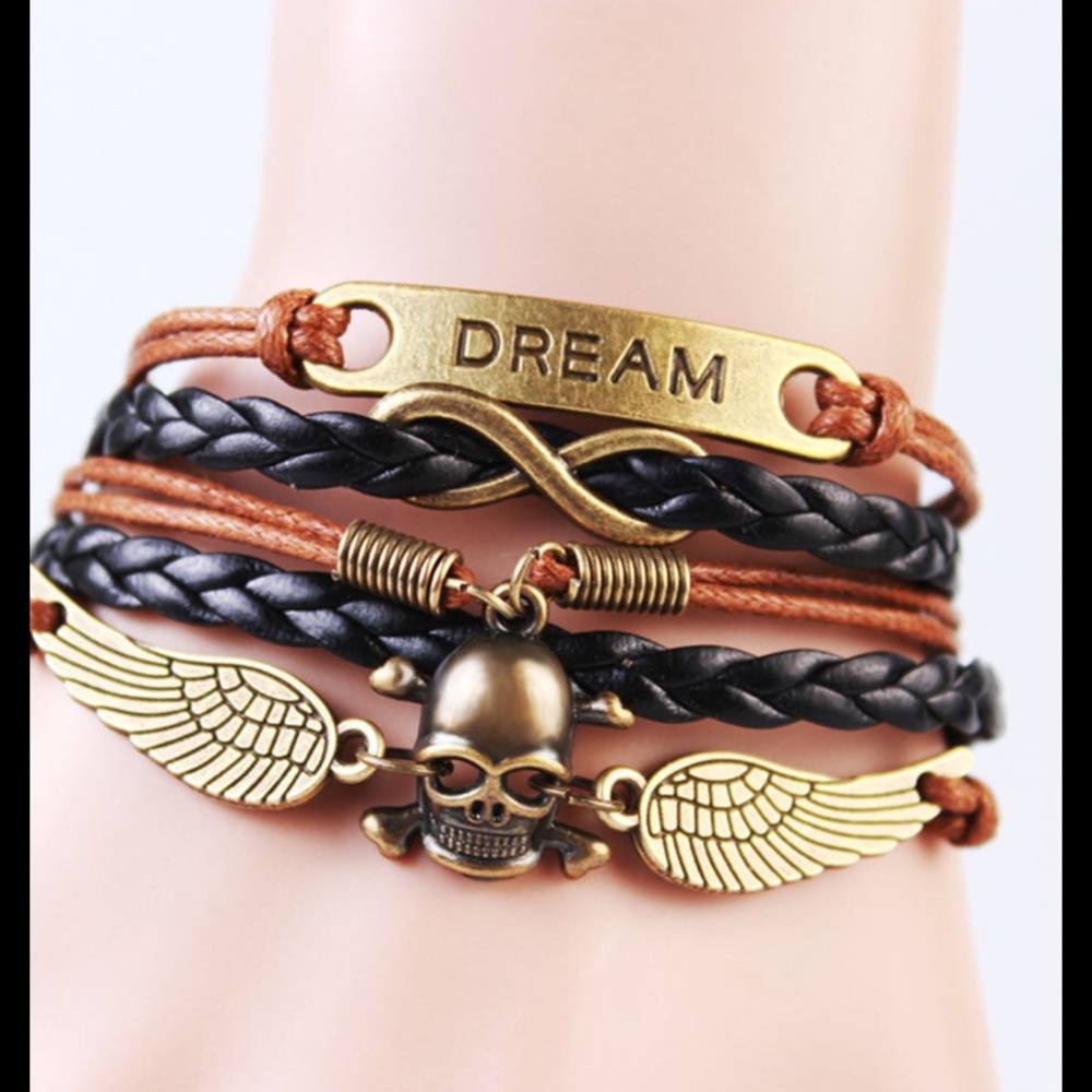 New Skull Dream Infinity Bracelet